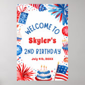 4 Juillet Patriotique 2ème anniversaire Affiche de (Devant)