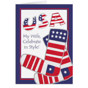 4 juillet pour femme, Chaussettes patriotiques