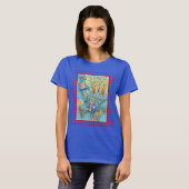 4 juillet ROBOT DE FEU, T-SHIRT DE STEAMPUNK Blu (Devant entier)