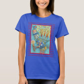 4 juillet ROBOT DE FEU, T-SHIRT DE STEAMPUNK Blu (Devant)