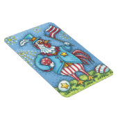 4 juillet ROOSTER PATRIOTIQUE, MAGNET POULET Lg. (Côté Droit)