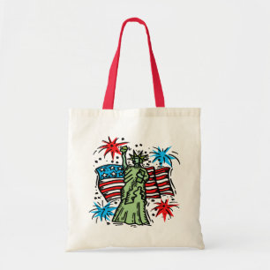 4 juillet sac de toile : Madame Liberty
