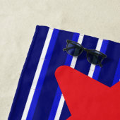 4 juillet serviette de plage (En situation)