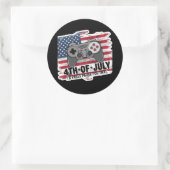 4 juillet STICKERS GAMER (Sac)