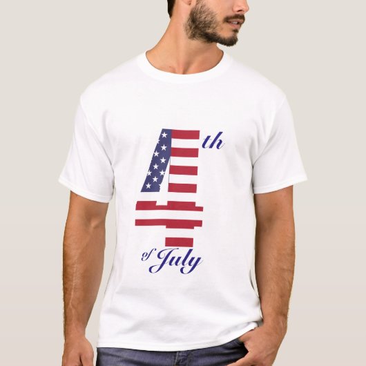 4 juillet T-shirt (Devant)