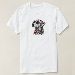 4 juillet T-shirt dalmate