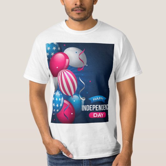 4 juillet T-shirt patriotique (Devant)