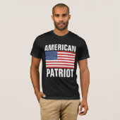 4 juillet T-SHIRTS PATRIOTES AMÉRICAINS (Devant entier)