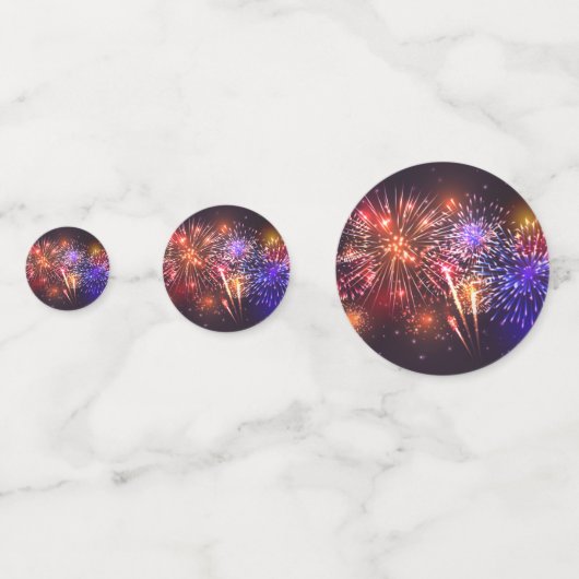 4 juillet Table Confetti (Derrière)