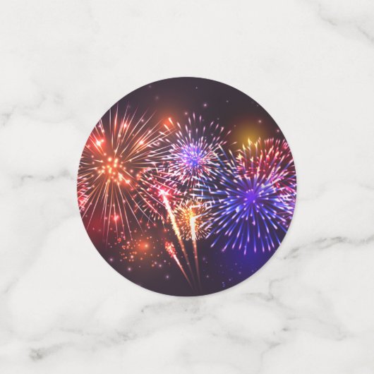 4 juillet Table Confetti (Petit recto)