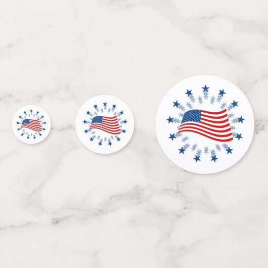 4 juillet Table Confetti (Devant)