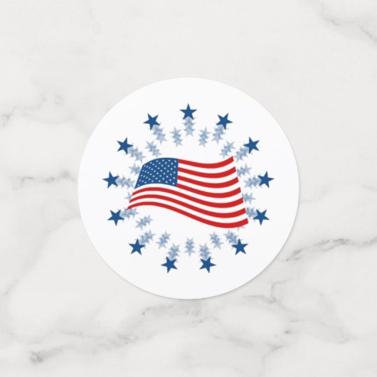 4 juillet Table Confetti (Petit recto)