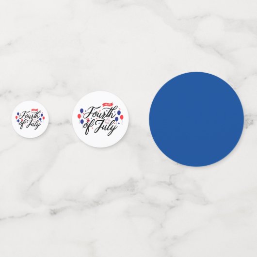 4 juillet Table Confetti (Devant)