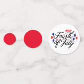 4 juillet Table Confetti (Derrière)