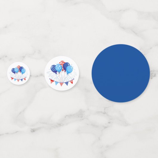 4 juillet Table Confetti (Devant)