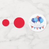 4 juillet Table Confetti (Derrière)