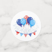 4 juillet Table Confetti (Petit recto)