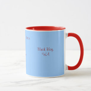 4 juillet tasse patriotique de style