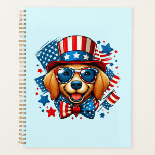 4 juillet USA chien patriotique Jour de l'Indépend