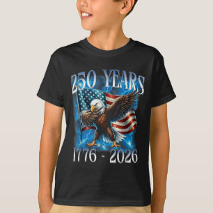 4 juli 1776-2026 Dabbing Eagle 250th VS T-shirt