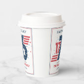 4 juli 1776 Onafhankelijkheidsdag Papieren Bekers (Links)