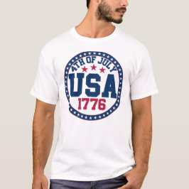 4 juli 1776 Onafhankelijkheidsdag Verenigde Staten T-shirt