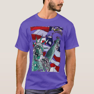 4 juli 1776 onafhankelijkheidsdag vrijheid t-shirt