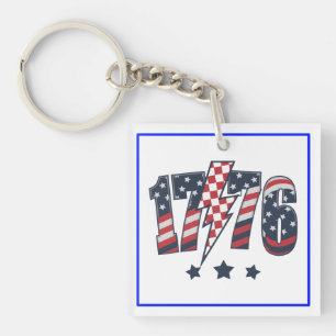 4 juli 1776 sleutelhanger