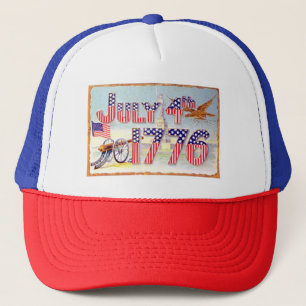 4 juli 1776 Trucker Hoed Pet