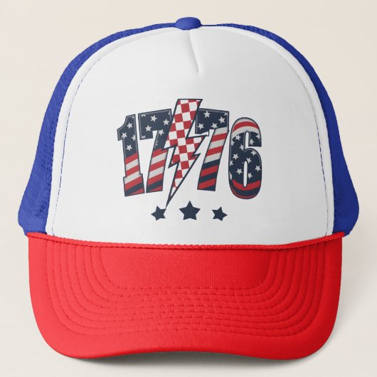 4 juli 1776 trucker pet (Voorkant)