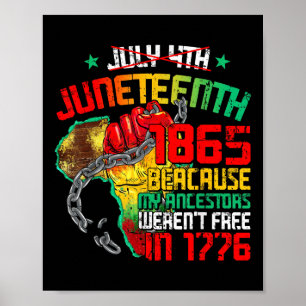 4 juli 1865 omdat mijn voorouders Mannen Poster