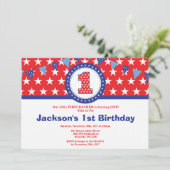 4 juli 1e eerste uitnodiging van de Eerste Dag (Staand voorkant)