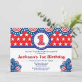 4 juli 1e eerste uitnodiging van de Eerste Dag (Staand voorkant)