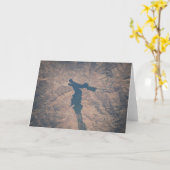 4 juli 2019 - Isabella-meer in Californië. Kaart (Gele Bloem)