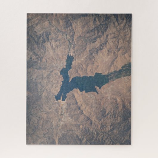 4 juli 2019 - Isabella-meer in Californië. Legpuzzel (Verticaal)