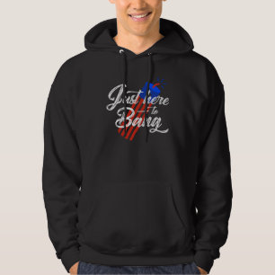 4 juli 2021 Alleen Hier Om Te Knallen Hoodie