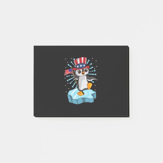 4 juli 2021 Penguin Post-it® Notes (Voorkant)