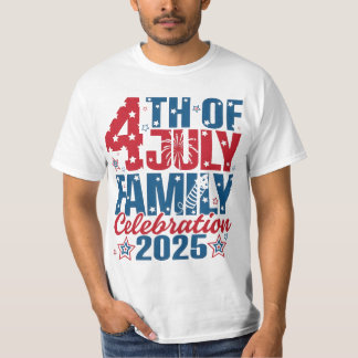 4 juli 2025 Gezinsfeest T-shirt