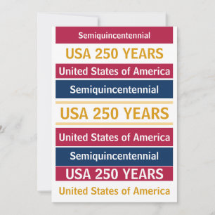 4 juli 2026 VS 250 jaar Semiquincentennial Kaart