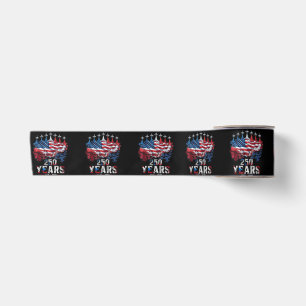 4 juli 250 jaar jubileum USA vlag 1776-20 Lint