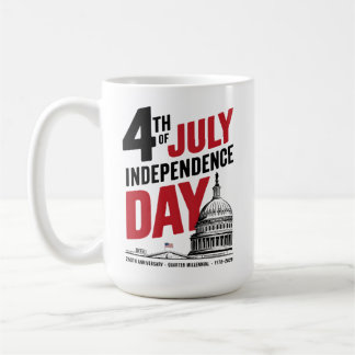 4 juli 250ste verjaardag Onafhankelijkheidsdag Koffiemok