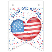 4 juli Aangepaste bunting banner swallowtail (Tweede vlag)