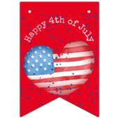 4 juli Aangepaste bunting banner swallowtail (Derde vlag)