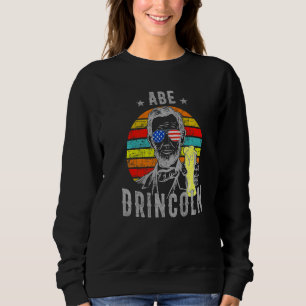 4 juli Abe Drincoln Abraham Drinken 4 juli Trui