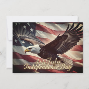 4 juli adelaar met Amerikaanse vlag