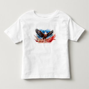4 juli-adelaar – Patriottisch kunstontwerp Kinder Shirts
