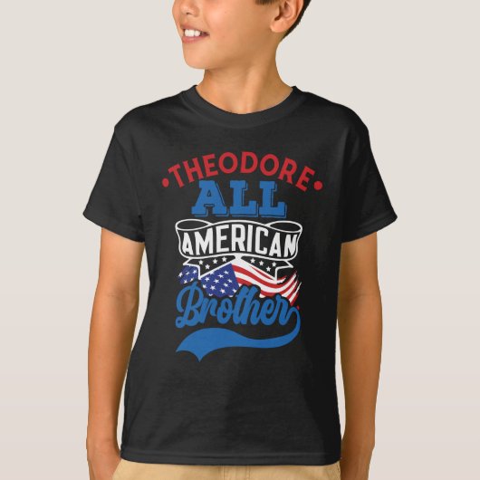 4 juli Alle Amerikaanse zusterpatriottische famili T-shirt (Voorkant)