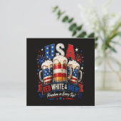 4 juli amerika 250ste menu (Staand voorkant)