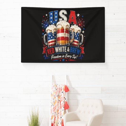 4 juli amerika 250ste spandoek (Insitu)