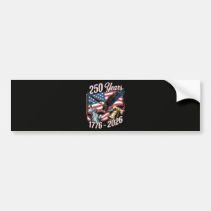 4 juli Amerika Amerikaanse patriottische adelaar Bumpersticker